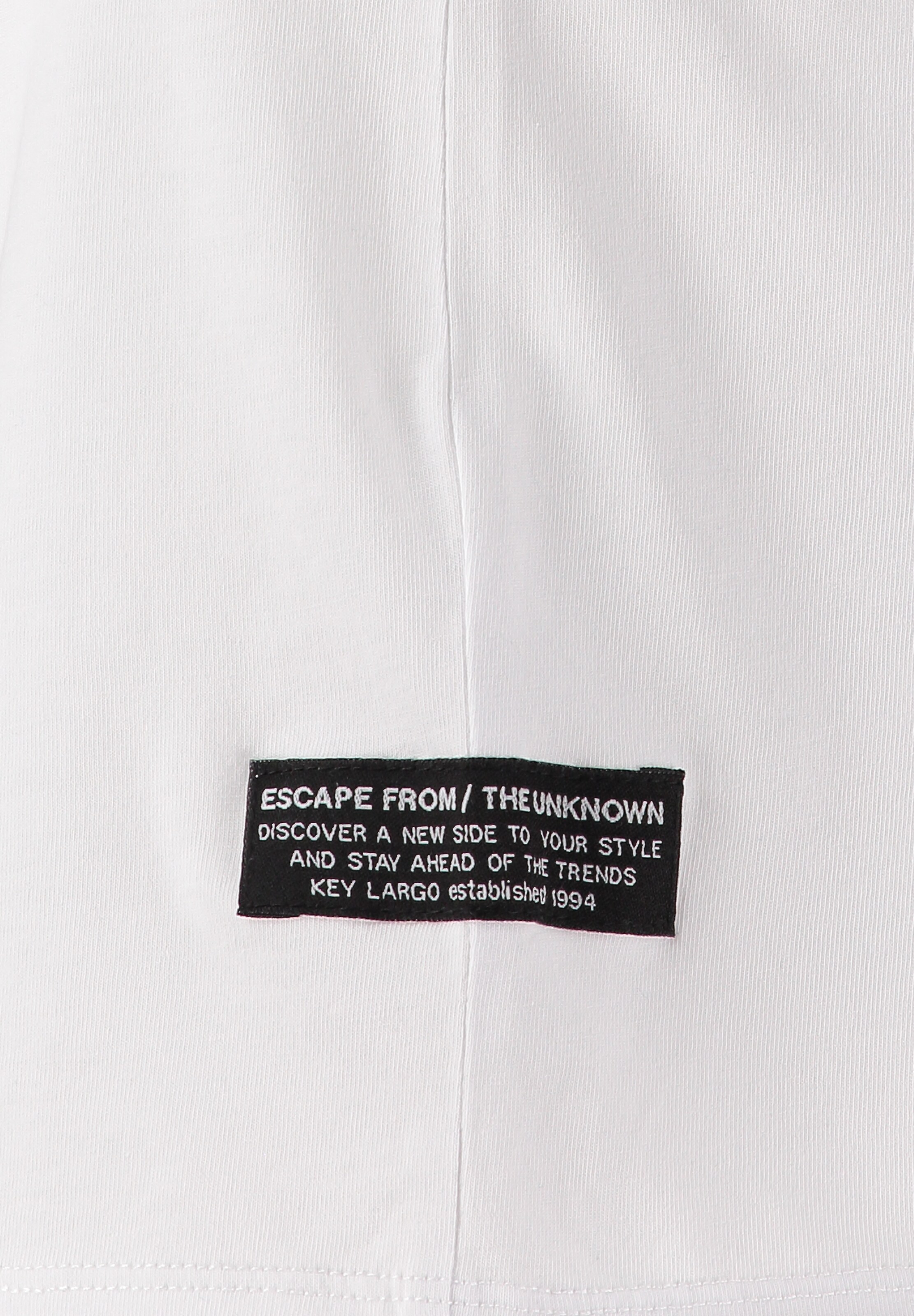 Key Largo T-Shirt 'KLFREEDOM' in Weiß