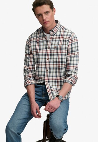 Superdry & Co Regular fit Button Up Shirt in White