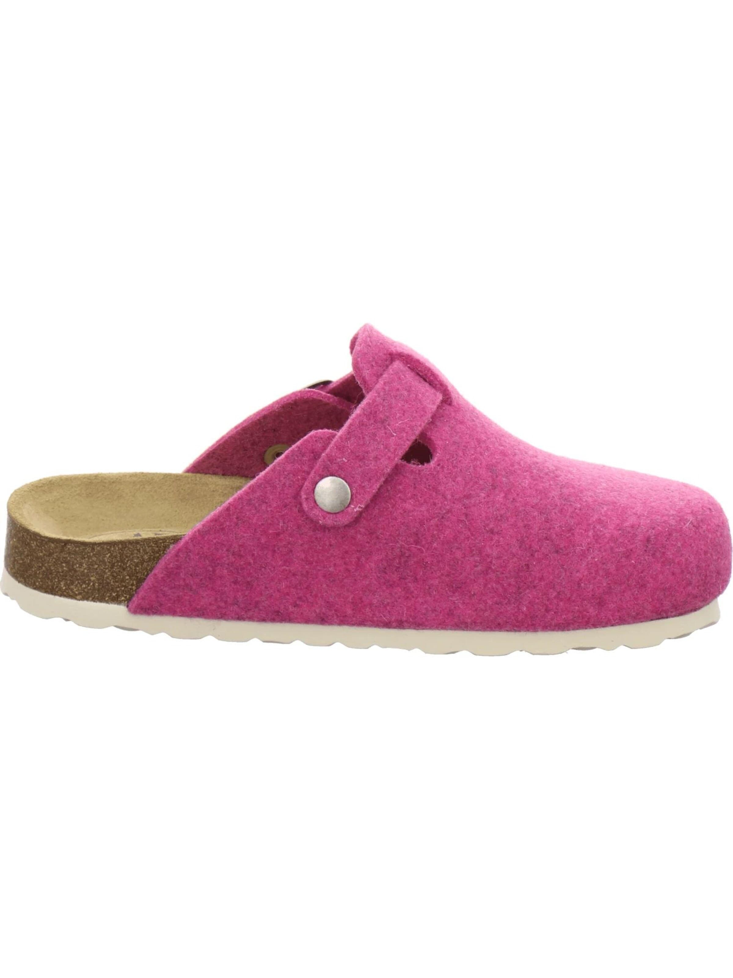 Pantoufle 'Hausschuhe Damen Filz pink' AFS-Schuhe en rose