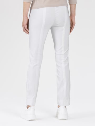 STEHMANN Regular Pants 'Ina' in White