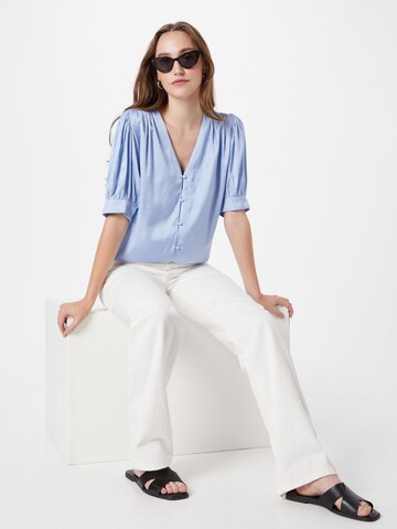 Samsøe Samsøe Blouse 'Jetta' in Blauw