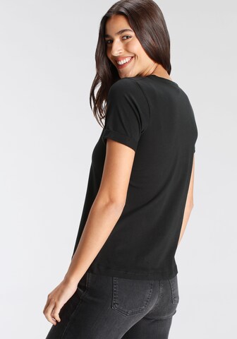 PLEASE T-Shirt in Schwarz
