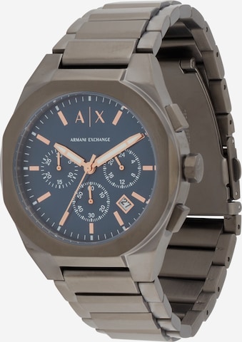 ARMANI EXCHANGE Аналоговые часы в Серый: спереди