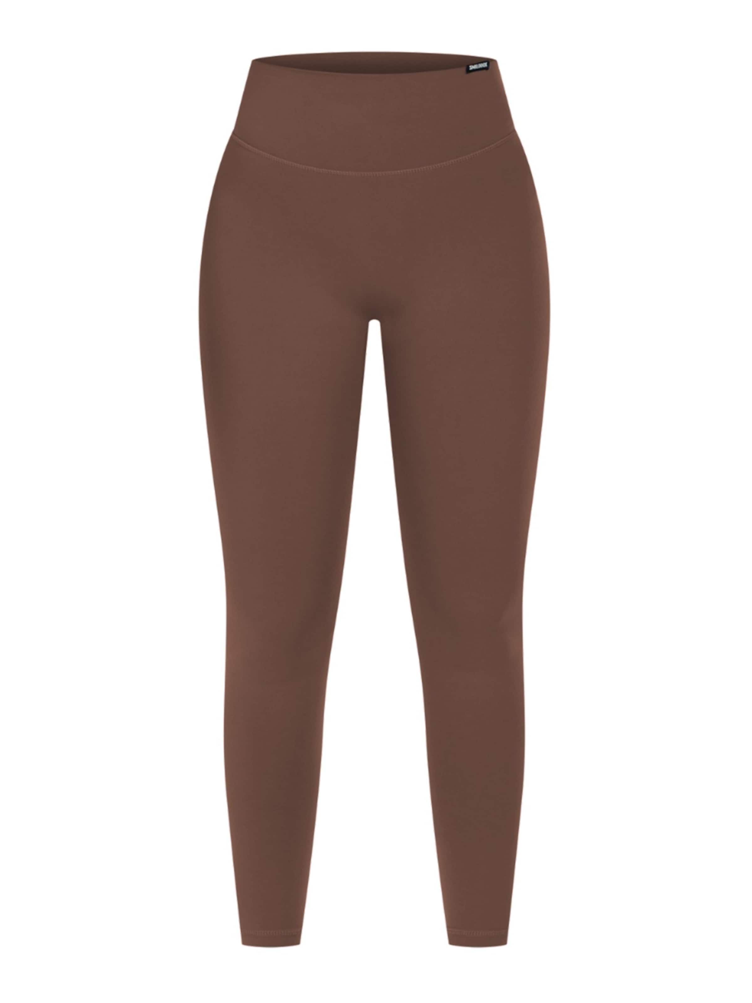 Leggings 'Selina' Smilodox en marron : devant