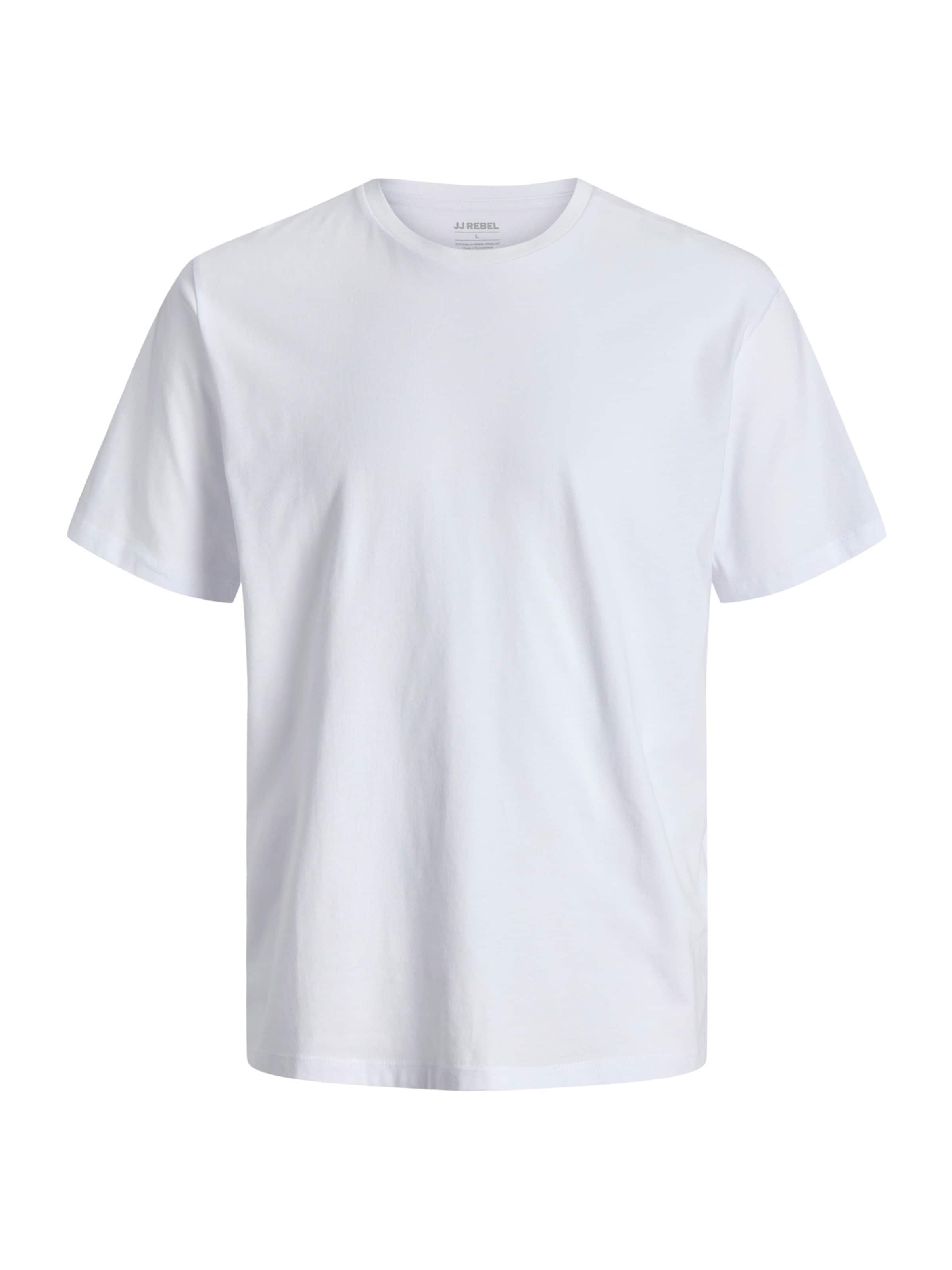 JJ Rebel Футболка 'JREBAARON' в Белый: спереди