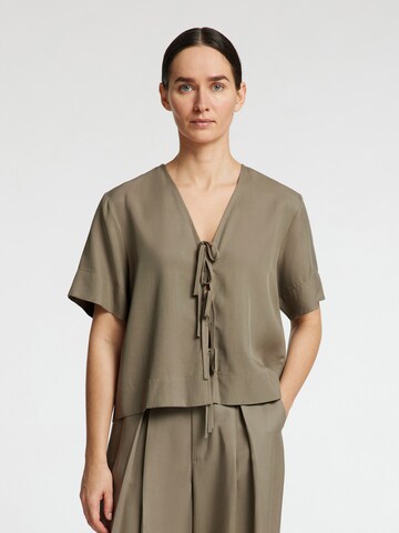 SELECTED FEMME Blouse 'SLFNATUK' in Green: front