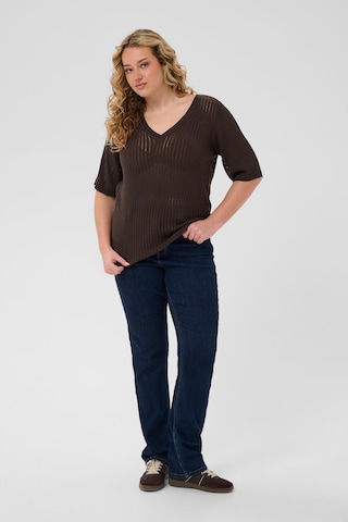 Pull-over 'KCabeline' KAFFE CURVE en marron