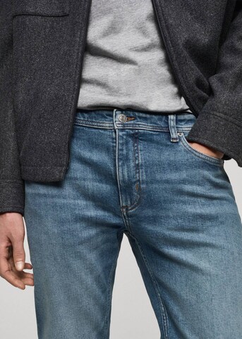MANGO MAN Regular Jeans 'Jan' in Blau