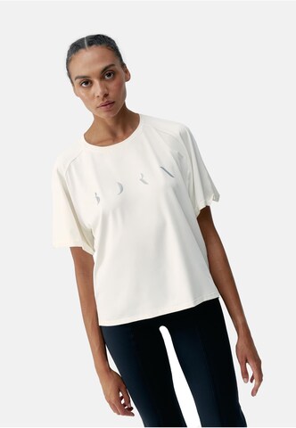 Born Living Yoga T-Shirt 'Vero' in Beige