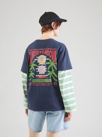 VANS Shirt 'SUNRISE TO SUNDOWN' in Blue: front