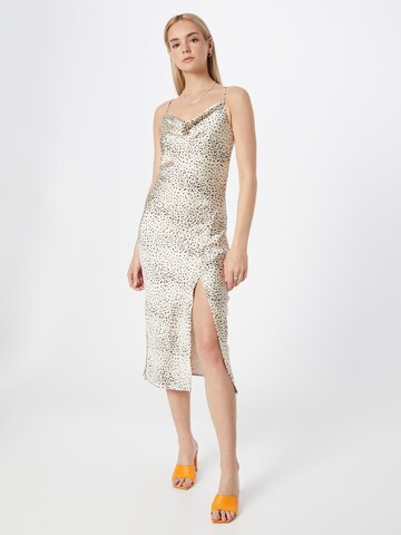 Gina Tricot Cocktail Dress 'Sally' in Beige: front