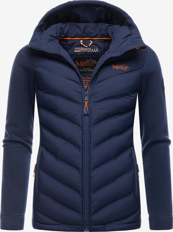 MARIKOO Between-season jacket 'Mount Haruna' in Blue: front