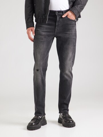 BOSS Slim fit Jeans 'DELAWARE' in Grey: front