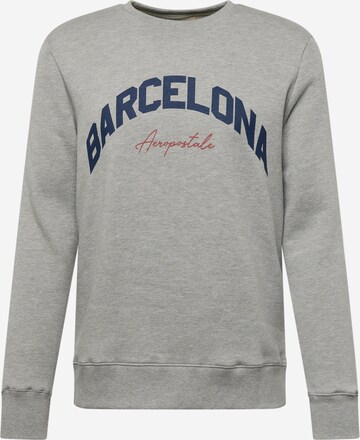 AÉROPOSTALE - Sudadera 'BARCELONA' en gris: frente