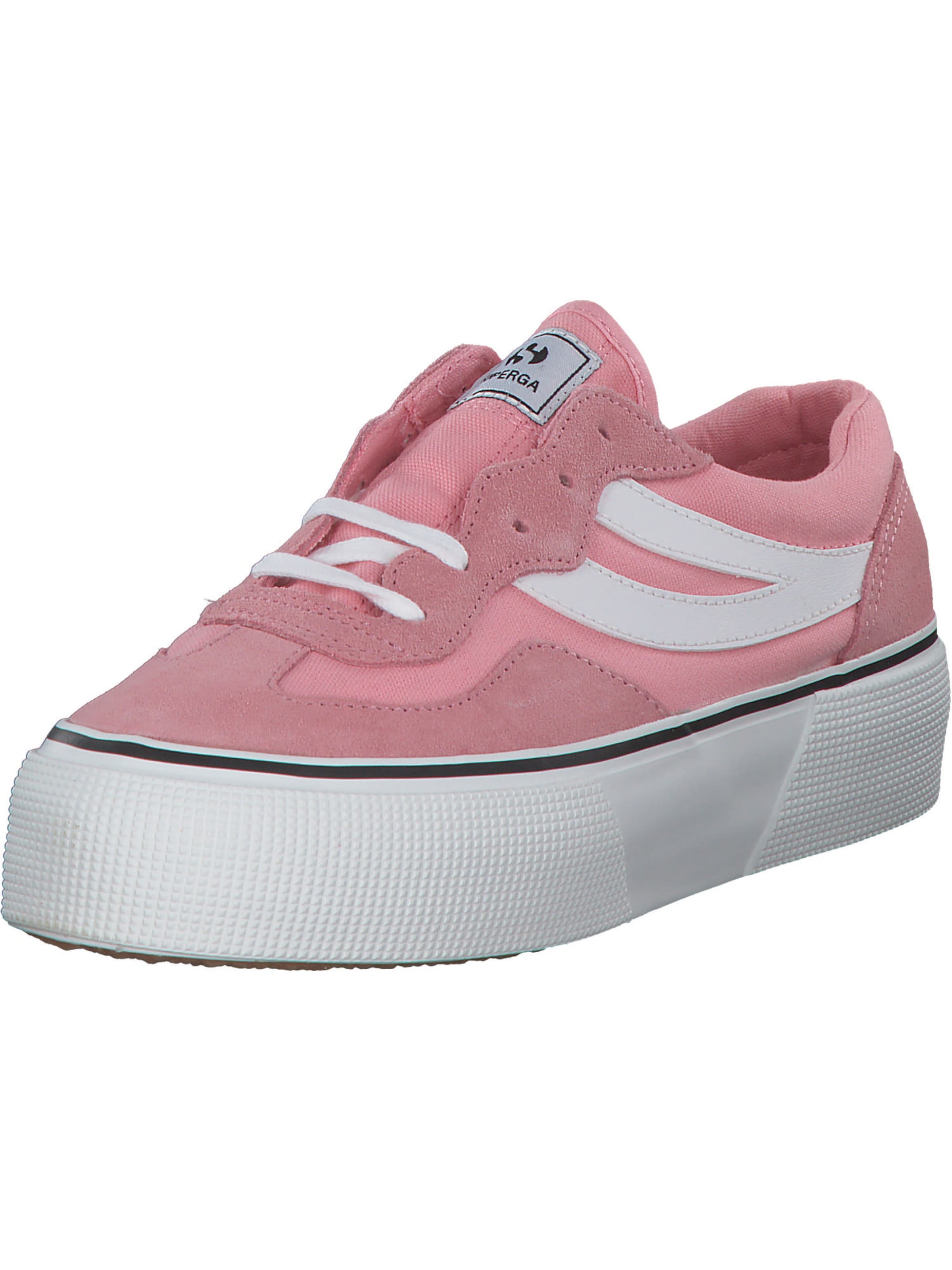 SUPERGA Platform trainers in Pink: front