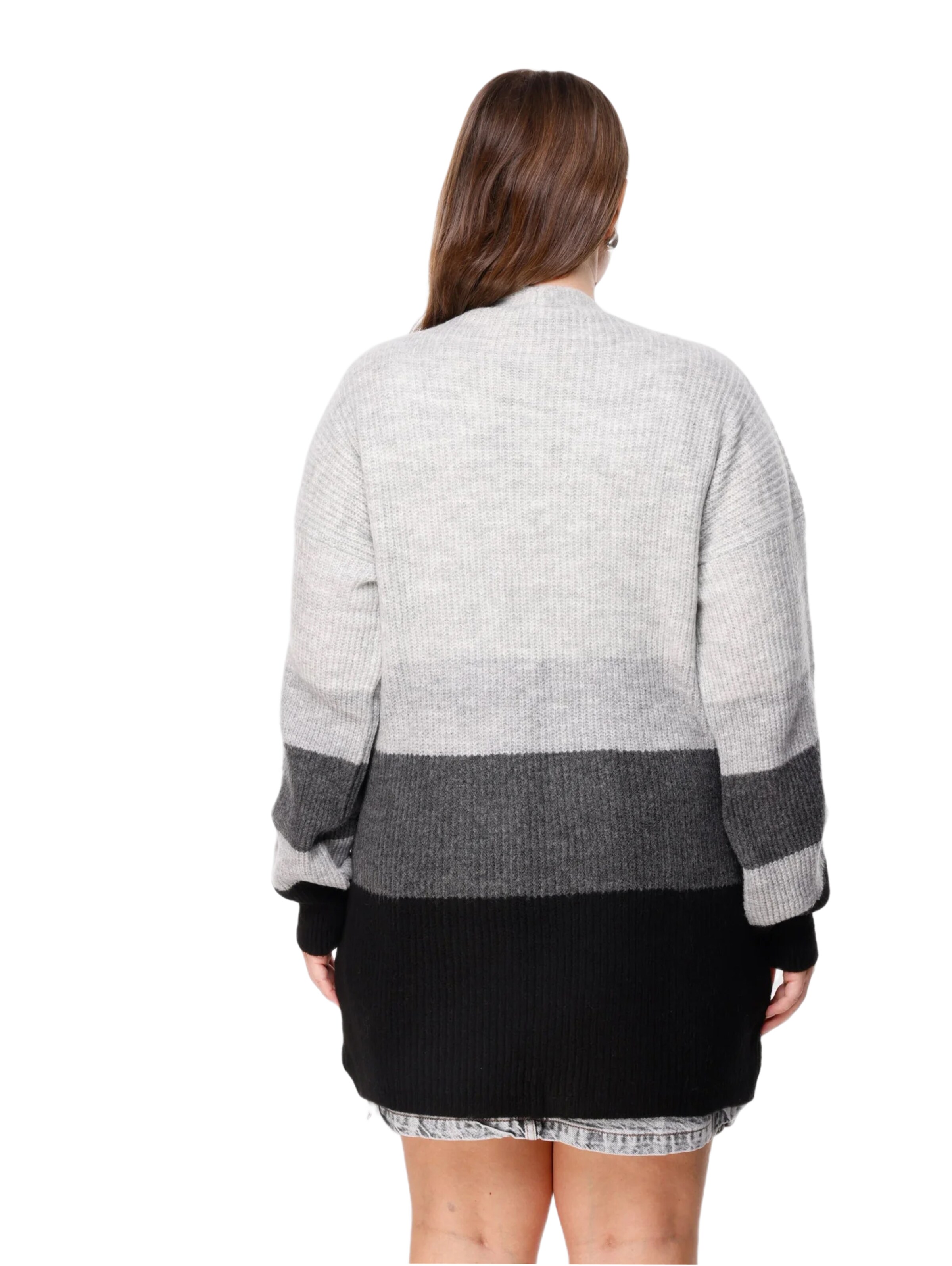 Shape Of You Gebreid vest in Grijs