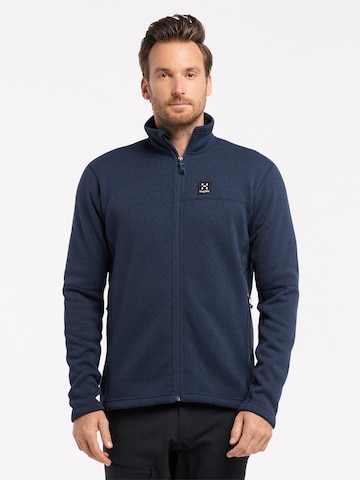 Haglöfs Athletic Fleece Jacket 'Swook' in Blue: front