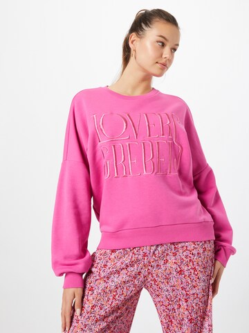 Colourful Rebel Sweatshirt in Pink: front
