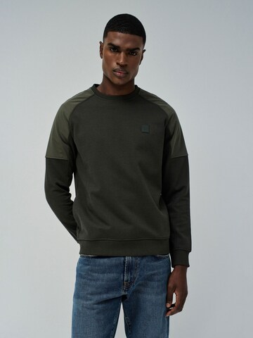 Salsa Jeans Sweatshirt in Green: front