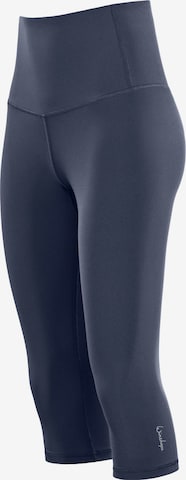 Winshape Skinny Športne hlače 'HWL217C' | siva barva