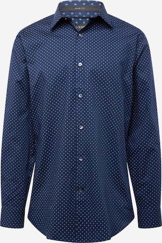 Banana Republic Regular fit Overhemd in Blauw: voorkant