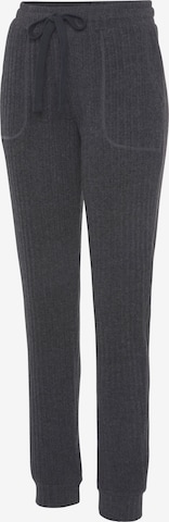 LASCANA Tapered Pants in Grey