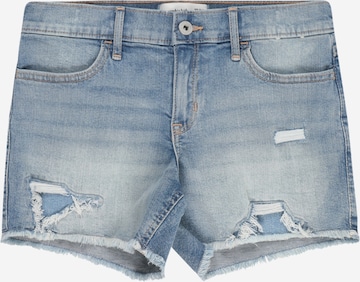 Regular Jeans de la Abercrombie & Fitch pe albastru: față