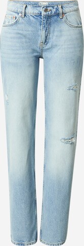 Gina Tricot Loose fit Jeans in Blue: front