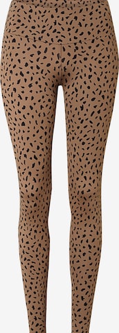 Hey Honey Skinny Leggings 'Lessismore Caribou' in Braun: Vorderseite