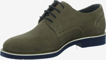 Longo Lace-Up Shoes in Green: front