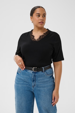 KAFFE CURVE Shirt 'KCCarli' in Black: front