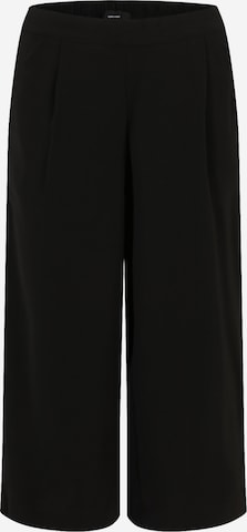 Wide Leg Pantalon à pince Vero Moda Petite en noir : devant