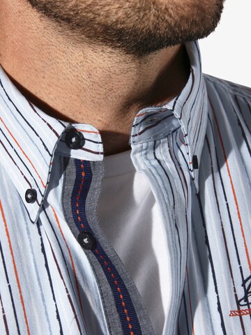 BABISTA Regular fit Button Up Shirt 'Mern' in Blue