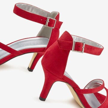 LASCANA Strap sandal in Red