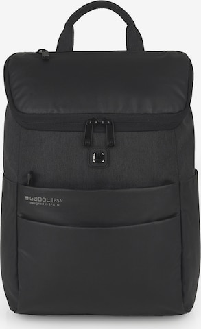 Gabol Backpack in Black: front