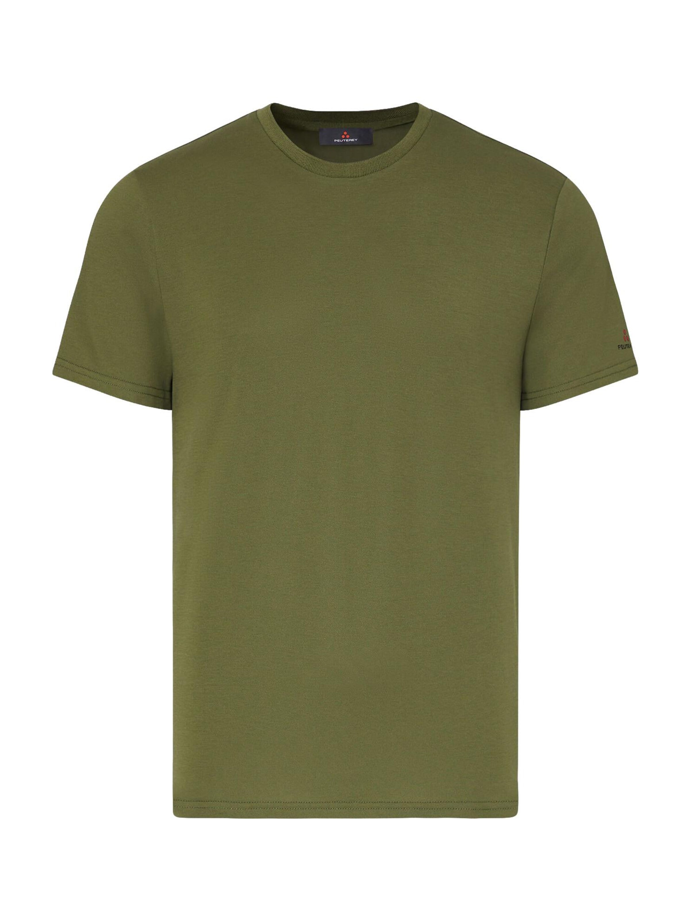 Peuterey Koszulka 'PEUTEREY ZOLE 02 T-SHIRT' w kolorze zielony: przód