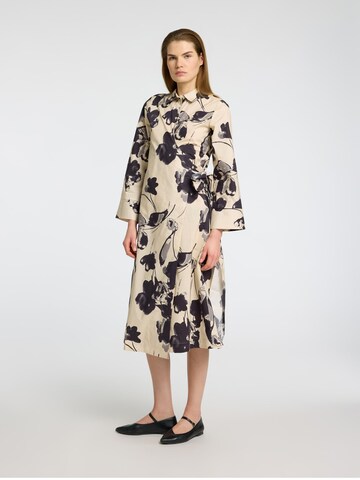 Robe-chemise SELECTED en gris : devant