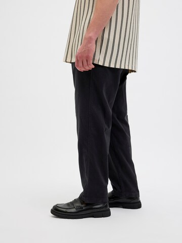 JACK & JONES Loose fit Trousers 'JPSTKane' in Black