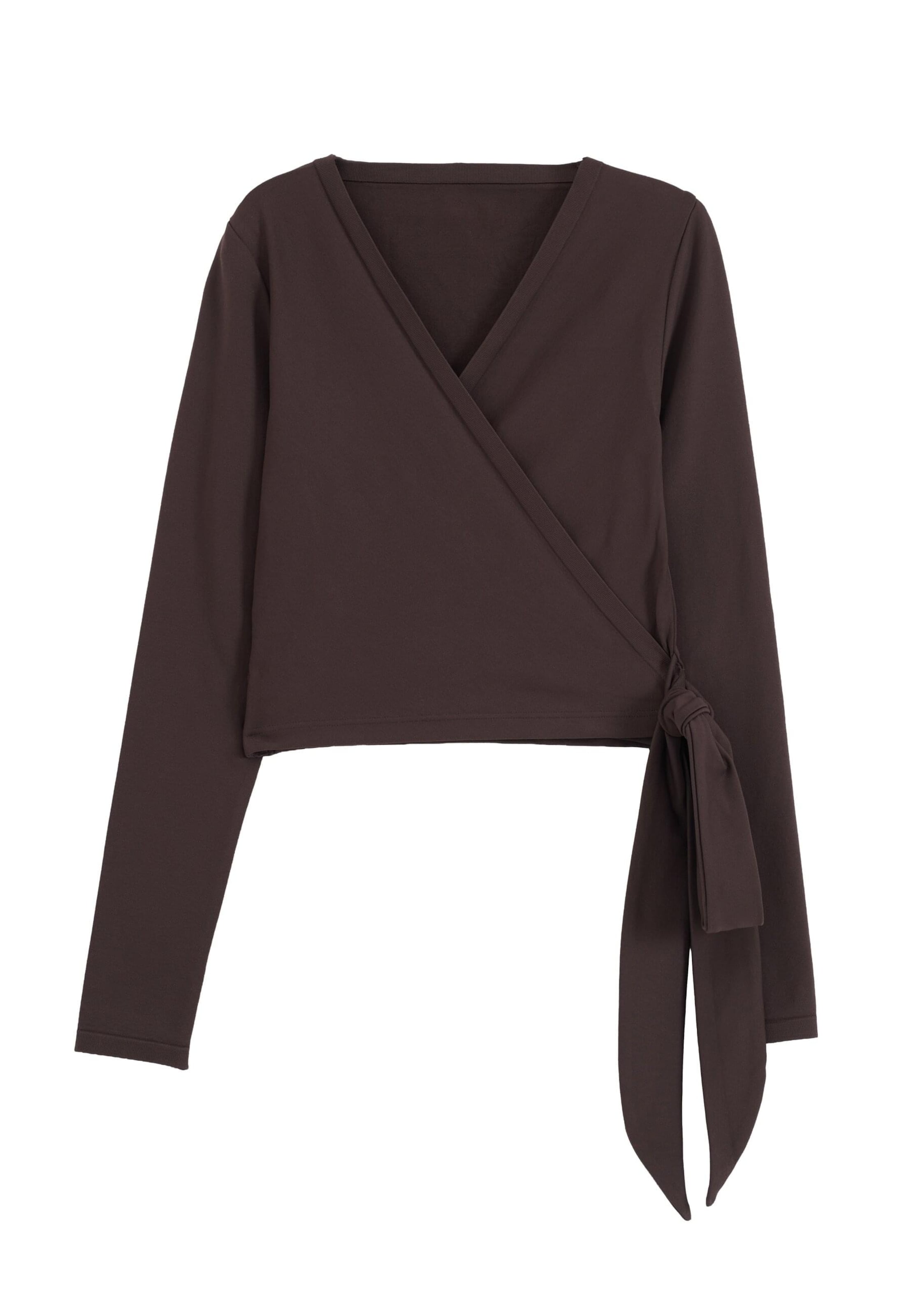 Top sportivo di Aim'n in marrone: frontale