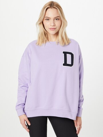 Sweat-shirt Derbe en violet : devant