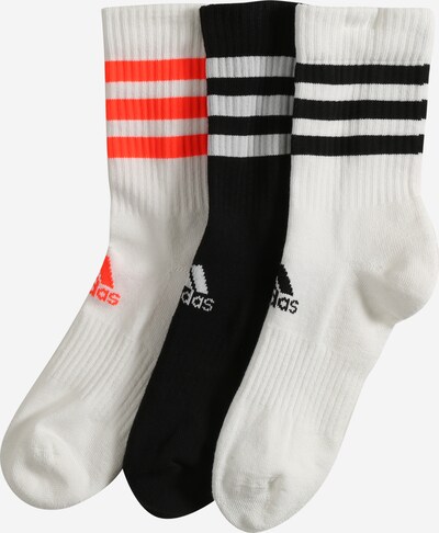 neonnarancs / fekete / fehér ADIDAS PERFORMANCE Sportzoknik, Termék nézet