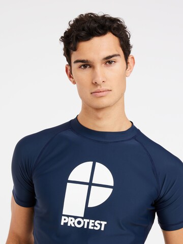 PROTEST Performance shirt 'PRTCATERS' in Blue