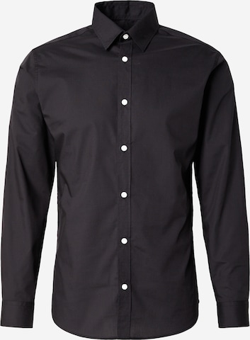 Slim fit Camicia 'JREBGAVIN' di JJ Rebel in nero: frontale