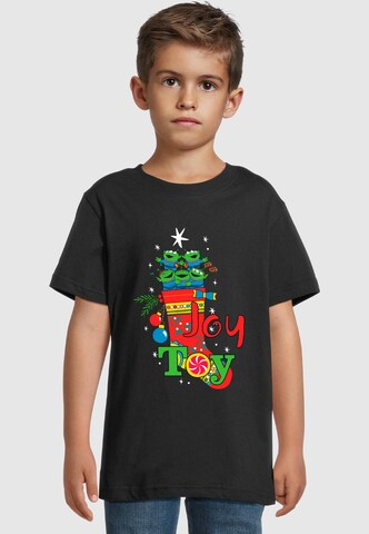 ABSOLUTE CULT Shirt 'Toy Story - Aliens Joy Toy Xmas Sock' in Schwarz: Vorderseite