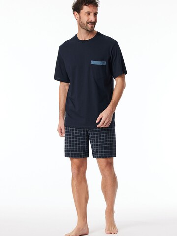 SCHIESSER - Pijama corto 'Comfort Nightwear' en azul: frente