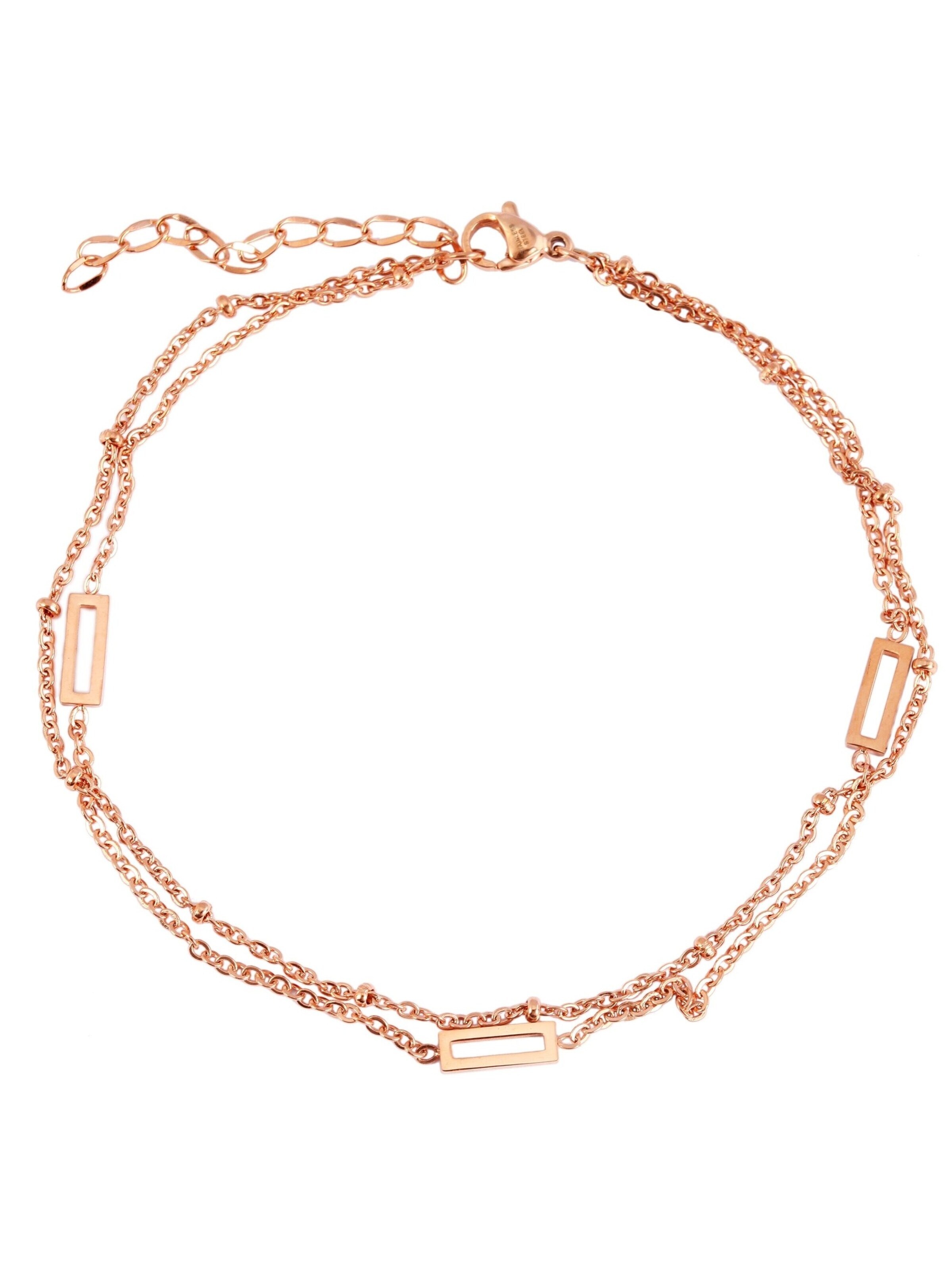 Akzent Foot Jewelry 'Aleyna, langlebig' in Gold: front