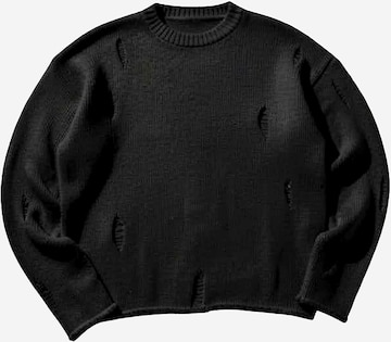 Pull-over Kleidermafia en noir : devant
