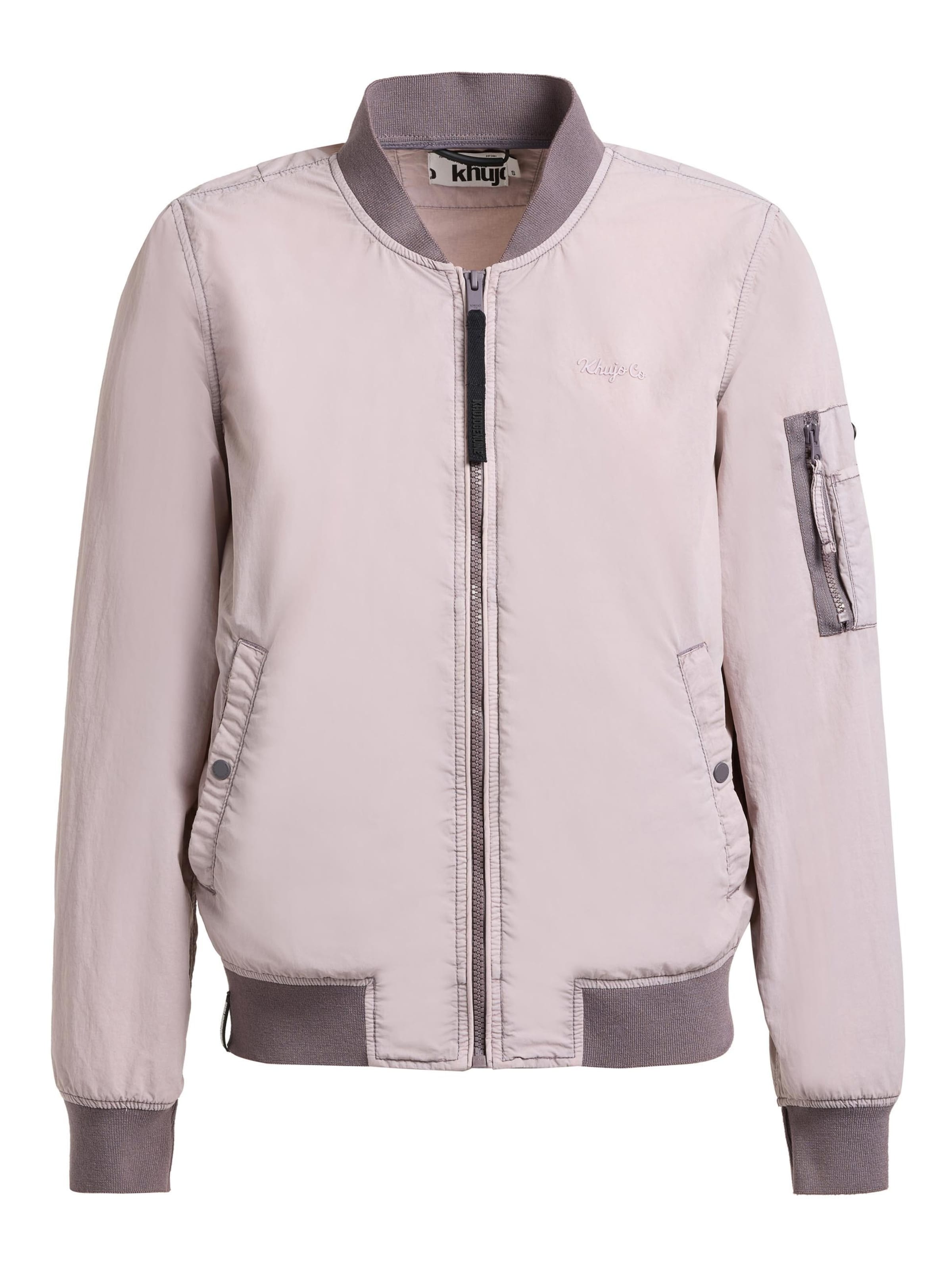 khujo Jacke 'DENZ' in Lila: Vorderseite