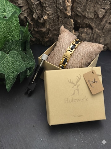 Holzwerk Bracelet 'STAFSEE' in Gold