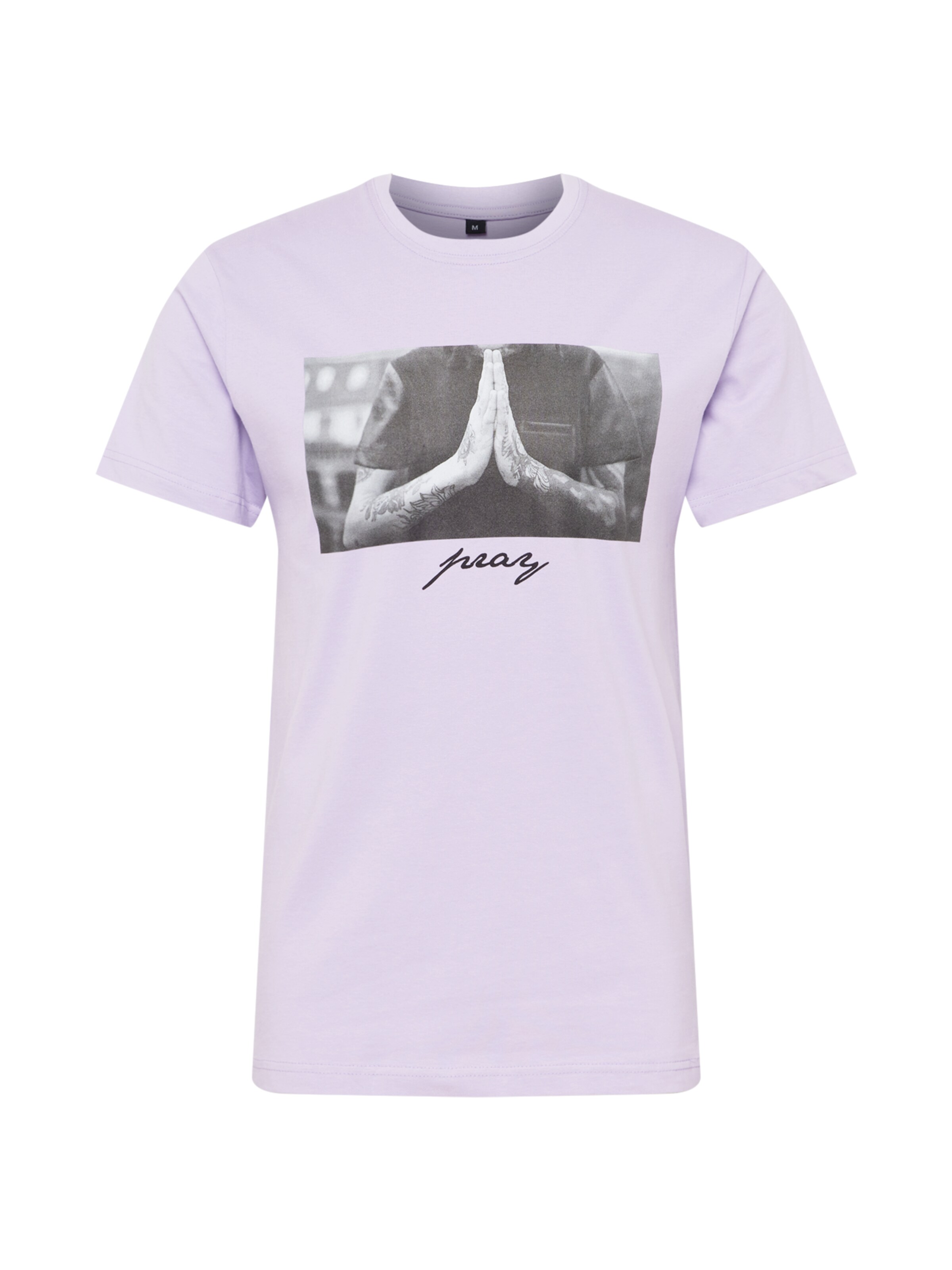 Mister Tee T-Shirt 'Pray' in Lila: Vorderseite